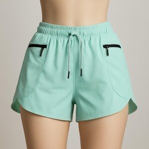 117. Oalka Women's Quick Dry Running Shorts Lined Workout Shorts with Pocket